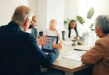 Managing in the Age of Superstar firms Superstar firms having a meeting in office for finance