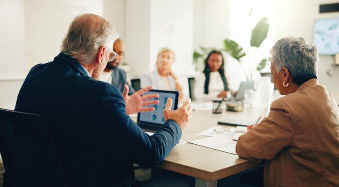 Managing in the Age of Superstar firms Superstar firms having a meeting in office for finance