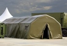 How Environmental Control Units Support Productivity and Performance Tent for placement of personnel on military range. Environmental control unit