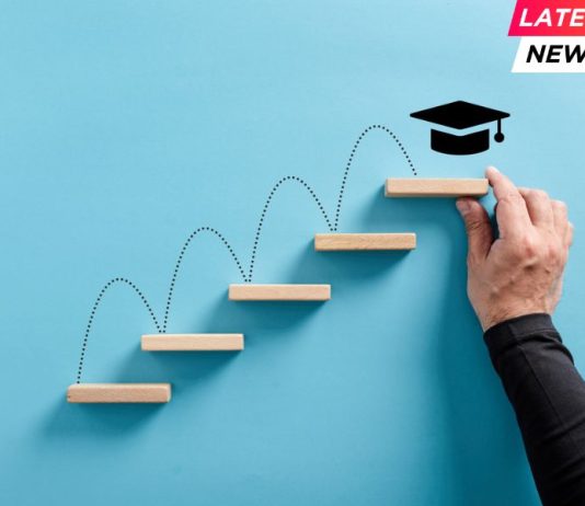University of SĂŁo Paulo Tops Latin America Rankings for Second Consecutive Year Rankings - block ladder with academic cap symbol