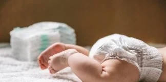 Gentle Care for Little Ones: Choosing the Right Newborn Diapers for Your Baby A baby in a diaper