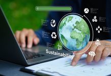 Business - computers to analyze sustainability