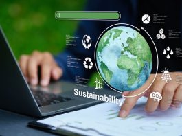 Business - computers to analyze sustainability
