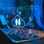 Cloud Computing and Data Technology Concept