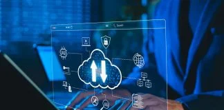 Cloud Computing and Data Technology Concept