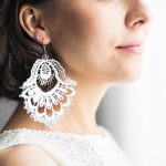 Best Earrings to Match with a White Dress Dress - Earring in the ear