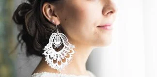 Best Earrings to Match with a White Dress Dress - Earring in the ear