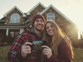 How Canadian Homeowners Are Leveraging HELOCs Canadian young couple taking a photo