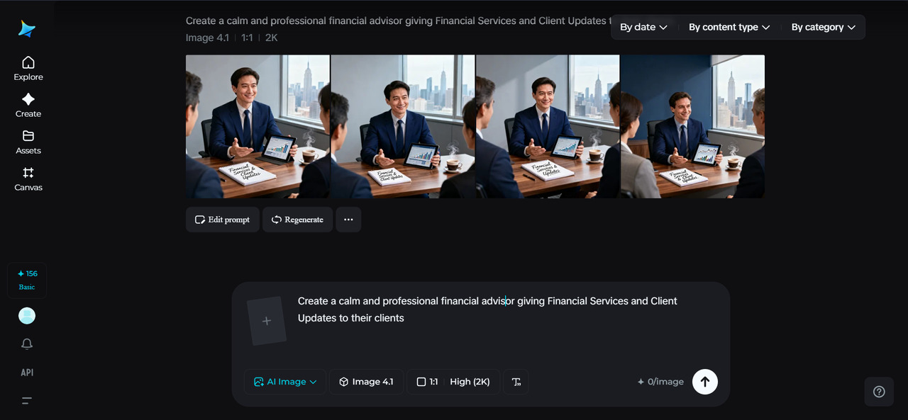 How do AI Human Generators work for Financial Services and Client Updates