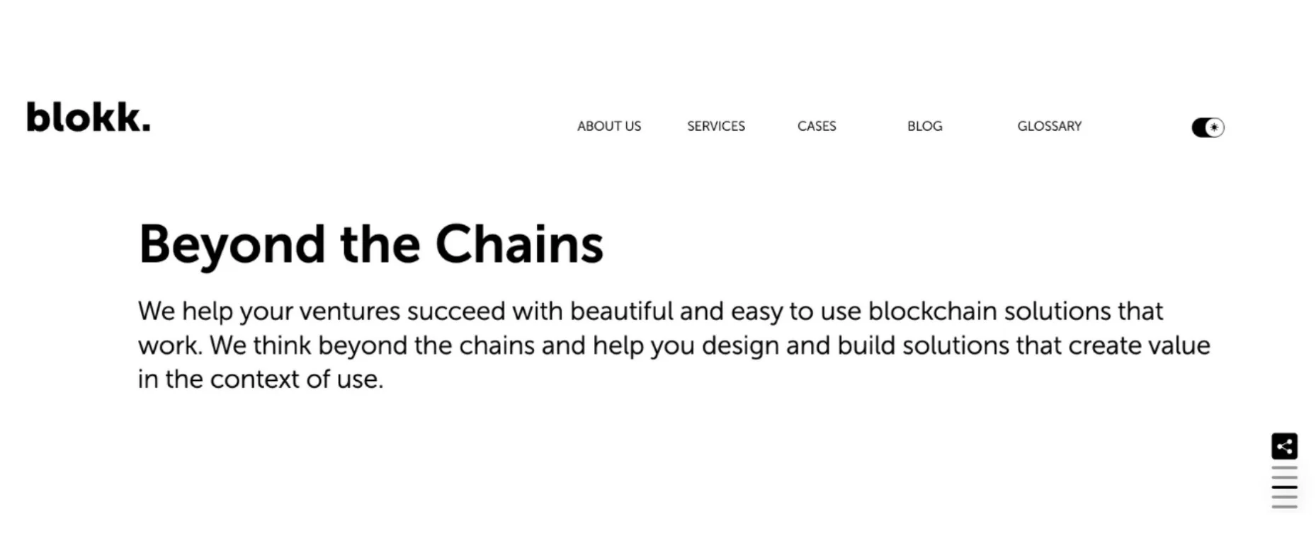 Blokk for Blockchain Development 