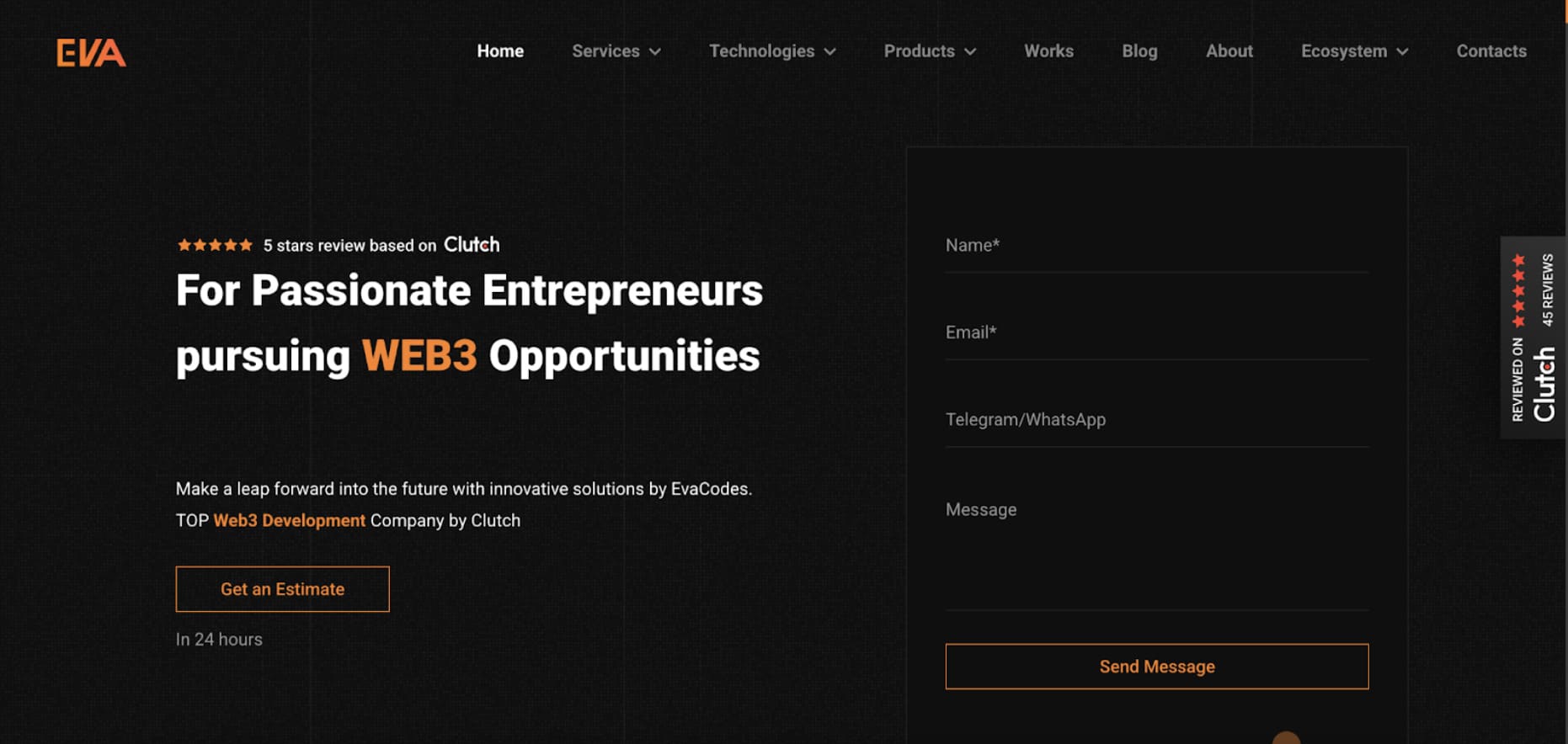 EvaCodes for Web3 & AI Development Agencies