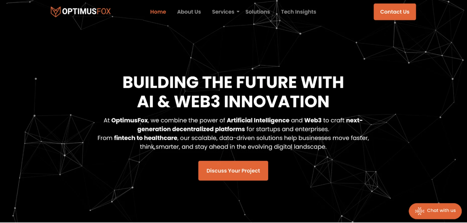 optimus Fox for Web3 & AI Development Agencies