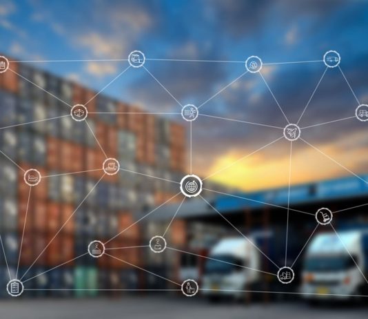 Logistics in Property Management - Business Logistics concept