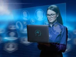 Learning to Think Again - Young woman using laptop