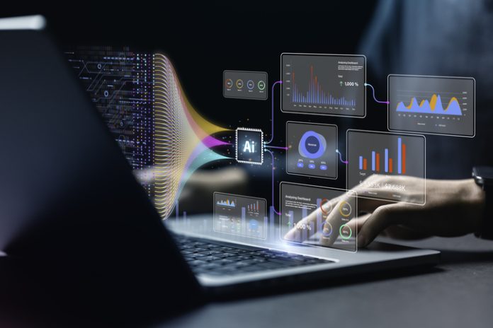 Data analysis science and big data with AI technology. Analyst or Scientist uses a computer and dashboard for analysis of information on complex data sets on computer. Insights development engineer Data analysis science and big data with AI technology. Analyst or Scientist uses a computer and dashboard for analysis of information on complex data sets on computer. Insights development engineer. consensus reliability stack