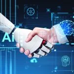 When “AI Companionship” Enters the Workplace: What Leaders Should Learn Before the Category Goes Mainstream AI companionship trends - Human and robot handshake
