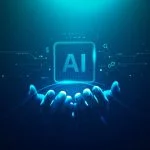 From Innovation to Infrastructure: How Power Shapes AI Dominance AI hand concept