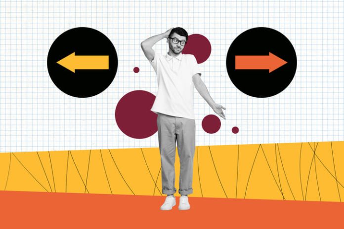 student choosing between vocational and academic education