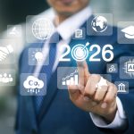 Businessman sets new goals and resolutions for the future of work 2026