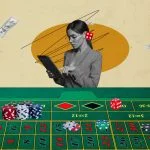 woman working in casino