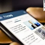 5 Ways Editorial Credibility Shortens Sales Cycles in B2B Person checking article online. Editorial Credibility concept