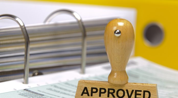 Approved printed on rubber stamp for company registration in UAE