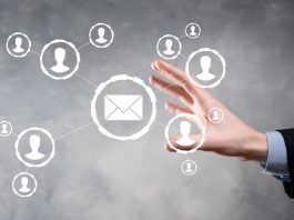 B2B Email and user icon,sign,symbol marketing or newsletter concept