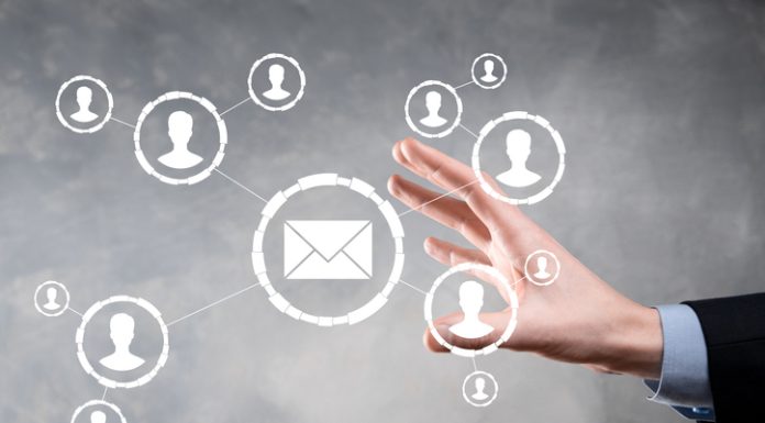 B2B Email and user icon,sign,symbol marketing or newsletter concept