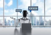 Sourcing Agent: The Practical Guide to Smarter Global Sourcing and How AI Is Changing the Game 3d rendering ai chatbot or personal assistant robot chat with speech bubble. Sourcing Agent concept