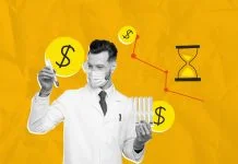 Celljevity's Path to Being Public - lab worker hold flask