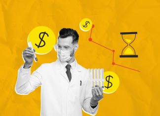 Celljevity's Path to Being Public - lab worker hold flask