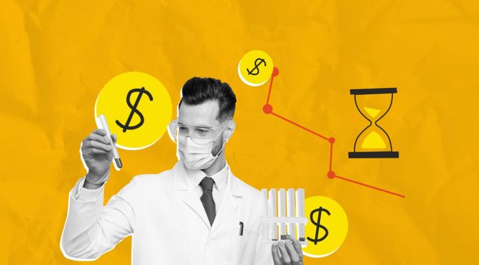 Celljevity's Path to Being Public - lab worker hold flask