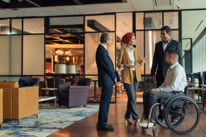 iStock-2227793047 (1) European Leaders engages with other business partners. DEI concept