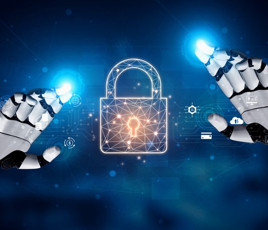 Integration of artificial intelligence and advanced technology in ensuring robust cybersecurity, data privacy, AI risks and network protection.