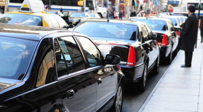 Black limousines. New York City. NYC Luxury Transport Companies