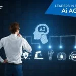 Automated machine learning, artificial intelligence and conversation assistant. Leadership in the AI Era concept