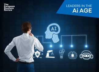 From Technical Skills to Human Mastery: Preparing Leaders for the AI Era Automated machine learning, artificial intelligence and conversation assistant. Leadership in the AI Era concept