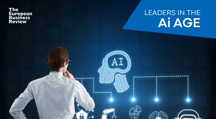 Automated machine learning, artificial intelligence and conversation assistant. Leadership in the AI Era concept