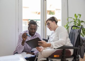 The Next Big Startup Trend: Making Care Cheaper, Smarter, and More Accessible Care Startups - in a wheelchair with a disability