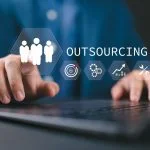 Managed IT Outsourcing concept