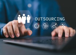 Managed IT Outsourcing concept