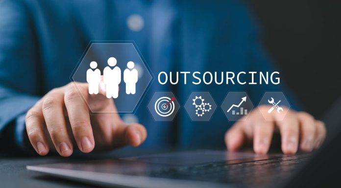 Managed IT Outsourcing concept