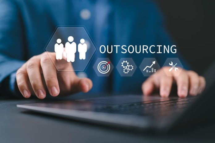 Managed IT Outsourcing concept