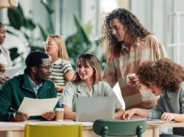 Marketing Program: Specialisations, Internships, and Career Opportunities Diverse business team discussing marketing programs