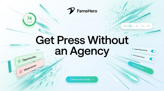 FameHero website Agency