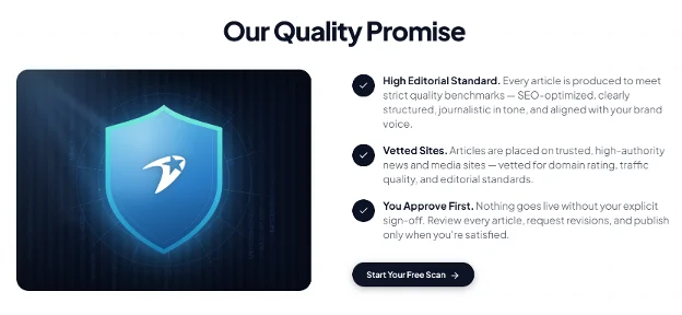 quality assurance in FameHero Agency