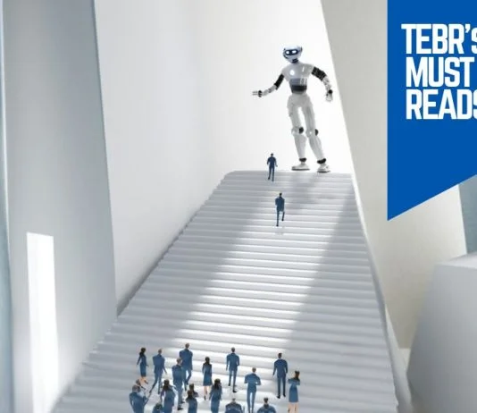 Leadership in the Age of AI. Leadership skills concept