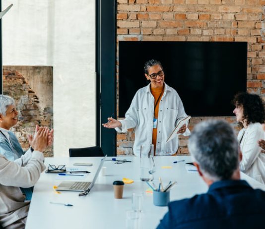 woman leader showing Graceful Power during coaching