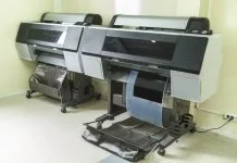 dtf printer, Label, Rolled Up, Printing Out, Group of Objects, Merchandise