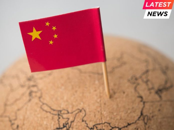 Chinese flag marking at China Asia University Rankings